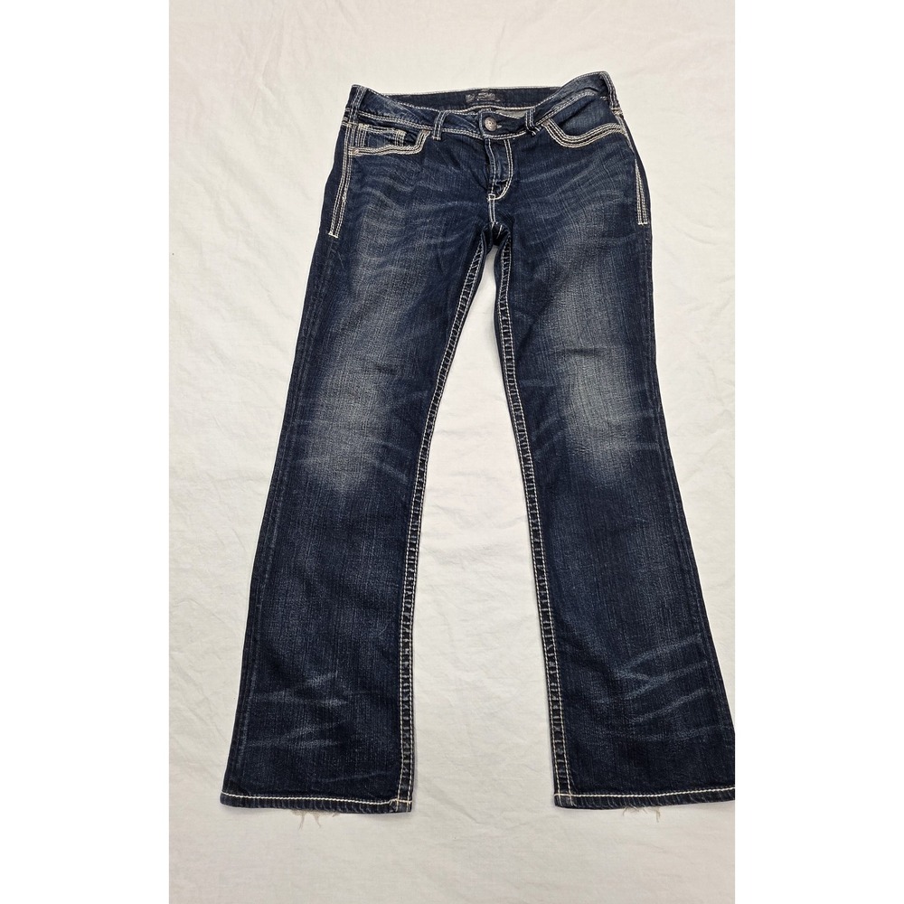 Silver Jeans Co. Women's Suki Dark Wash Denim Jeans Size W32/L31